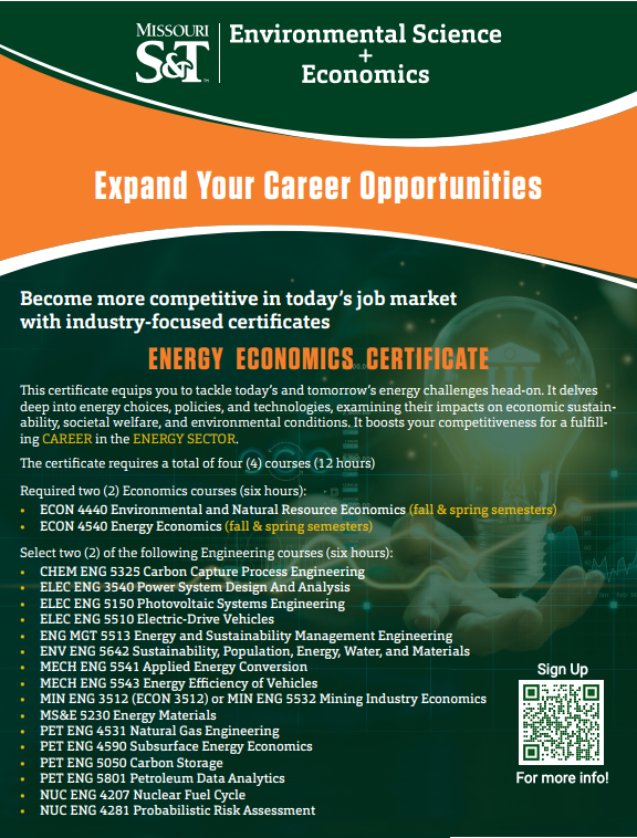 Environmental Science and Economics Career Opportunities